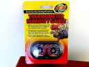 Dual Analog Terrarium THERMOMETER HUMIDITY GAUGE, ZOO MED