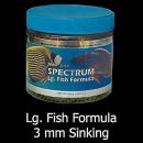 Large Fish Food Formula 3 mm sinking pellet 150g, New Life Spectrum