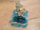 Fun bamboo water fountain, kids love to watch it, power by small water pump