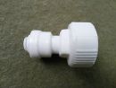 Quality Garden hose fitting to feed RO/DI filter system or Deion.