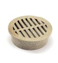 6 in Round Spee-D Basin Grate, Sand Color