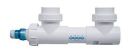 Aqua Ultraviolet Classic 15Watt White 3/4" UV Sterilizer fitting 3/4" barb / FPT