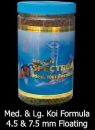 Koi Formula Large Fish Food 7.5 mm floating freshwater pellet 450g, New Life