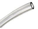 3/8" ID by 1/2" OD Clear Airline tubing, clear braided hose sold per foot
