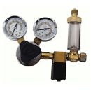 Milwaukee regulator, needle valve, electronic solenoid & bubble counter system