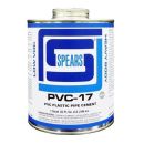 1/2 Pint Gray PVC Cement, PVC-17, Low VOC, Spears PVC Fittings