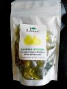 Nature Furnish System Shimmer Glass Gravel, Yellow color (Iridescent)Betta bowl